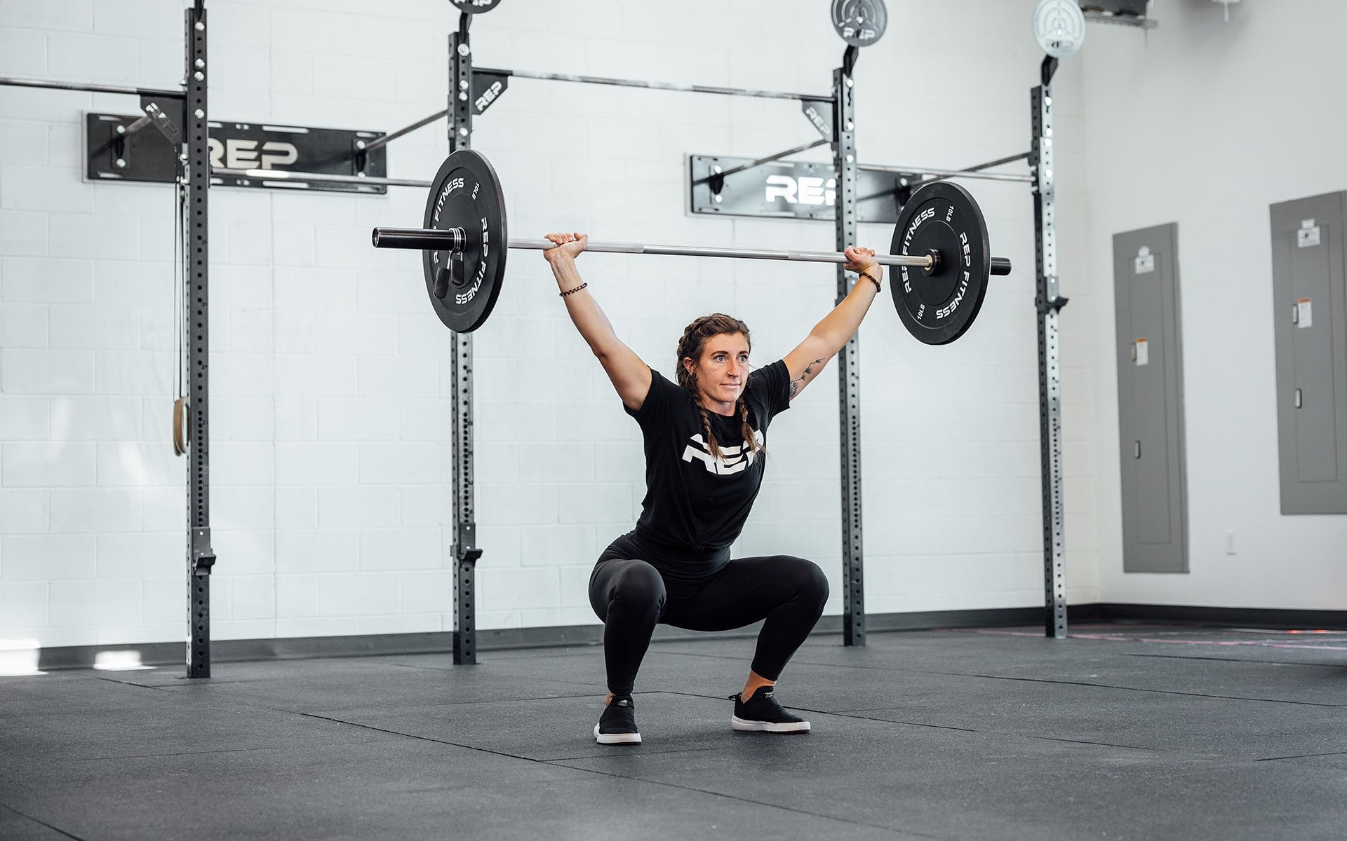 Amazon | Rep Technique Barbell, 15 lb Aluminum Olympic Bar | Rep